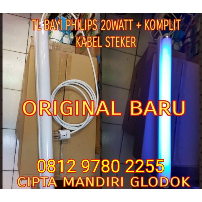 Lampu TL BAYI 20W PHILIPS BILIRUBIN 20WATT KOMPLIT 20 WATT TERAPI