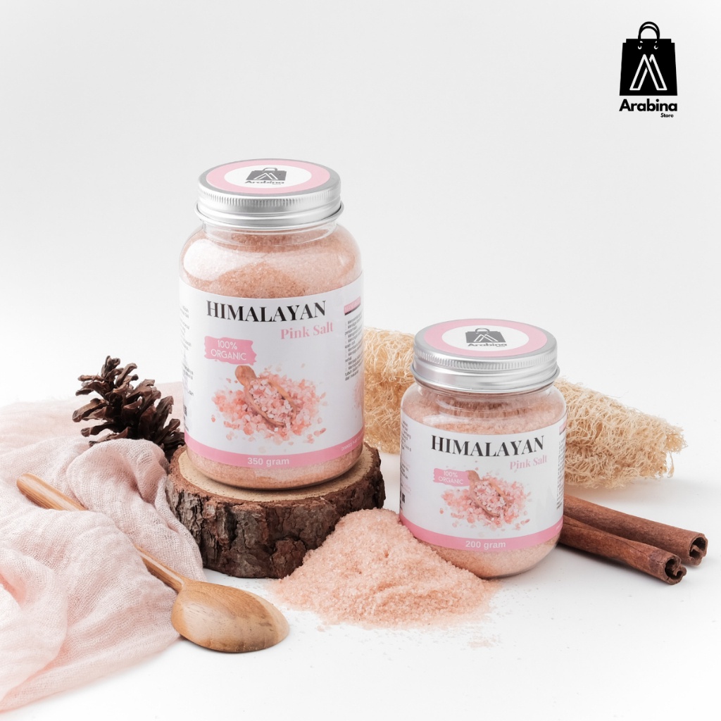 

HJE Arabina Garam Himalaya Asli 500gram Himalayan Salt Original Untuk Diet Sehat Mpasi
