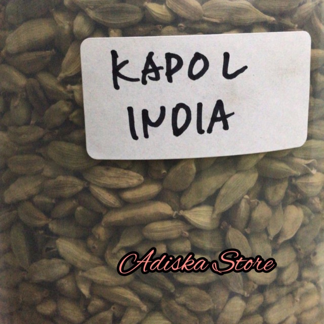 

HJE Kapulaga / Kapolaga / Kapol Hijau India (Cardamon) 100gr