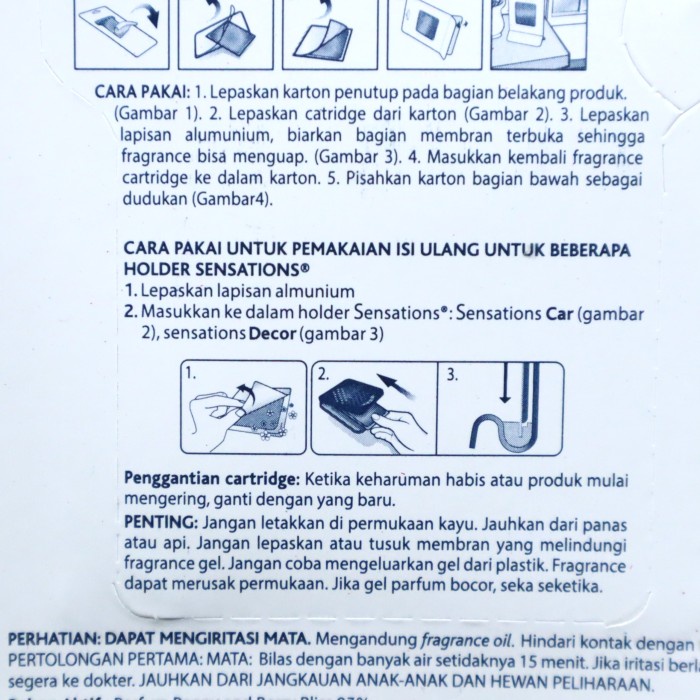 JTTOP" GLADE JASMINE - PARFUM MOBIL GLADE JASMINE REFILL - PEWANGI MOBIL