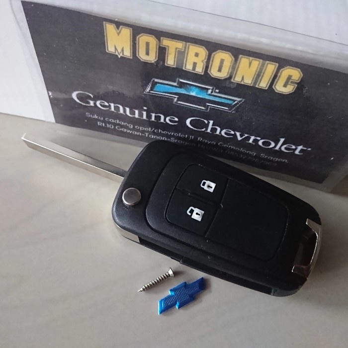 JTTOP" FLIP KEY CASING COVER KUNCI CHEVROLET SPIN AVEO SONIC TRAX ORLANDO