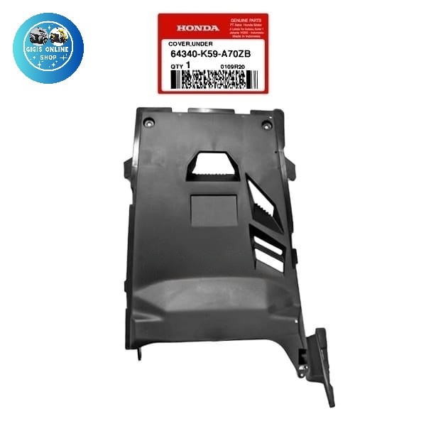 Dek dasbor kolong atau cover Lumpur bawah Honda Vario 125 Led new 150 Kode 1116