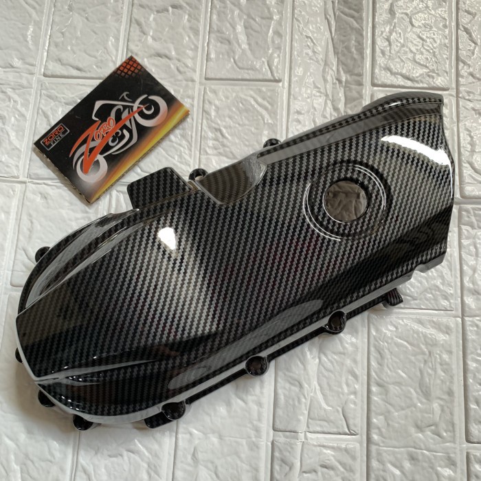 COVER TUTUP CVT BEAT KARBU LAMA BEAT FI LAMA 2010-2014 CARBON ZORO Kode 832