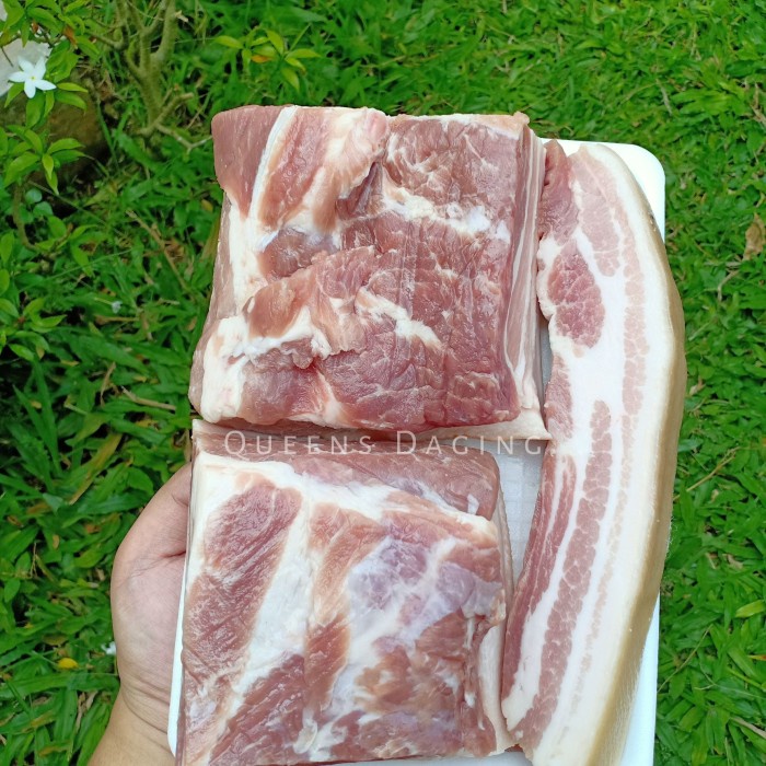 

READY STOK SAMCAN/PORK BELLY - DANISH CROWN (IMPOR DENMARK) - 500GRAM READYY