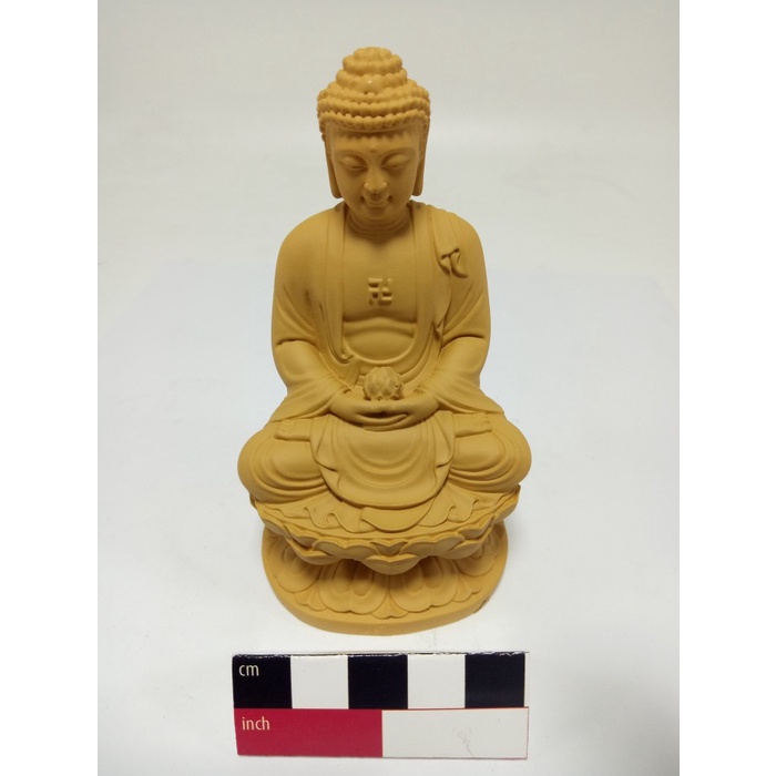 BEST SELLER Buddha Mahayana (Flower) 4in - Patung Rupang Arca Buddha