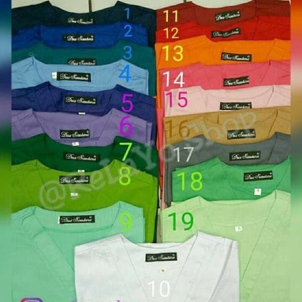YOK DI ORDER BAJU DINAS PERAWAT DAN BAJU OK LENGAN PANJANG PLUS BORDIR