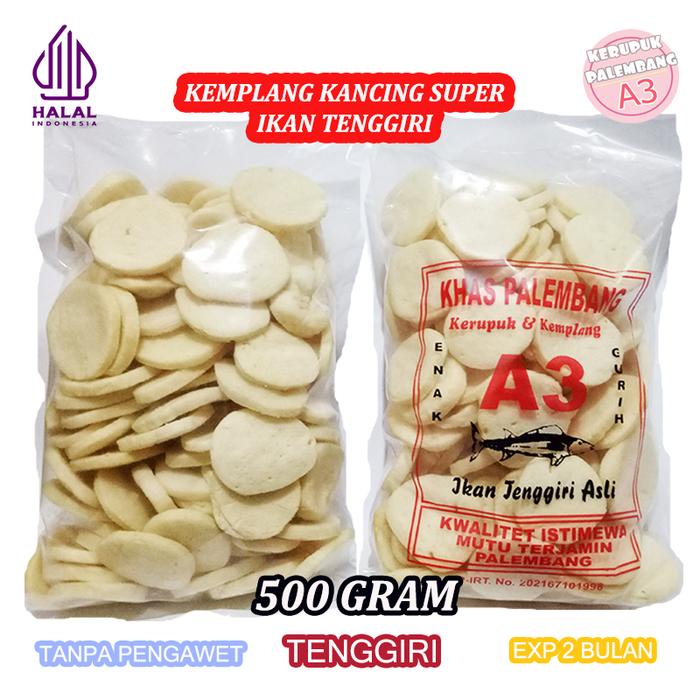 

KEMPLANG KANCING IKAN TENGGIRI 500GR KERUPUK SUPER IKAN TENGGIRI KEMPELANG IKAN KRUPUK TENGGIRI