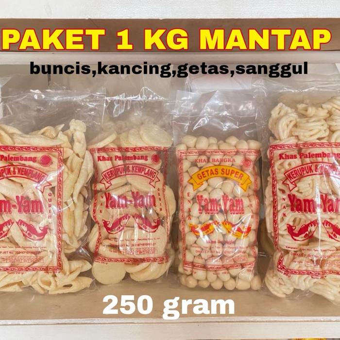

paket 1 kg enak(buncis,kancing,getas,sanggul)