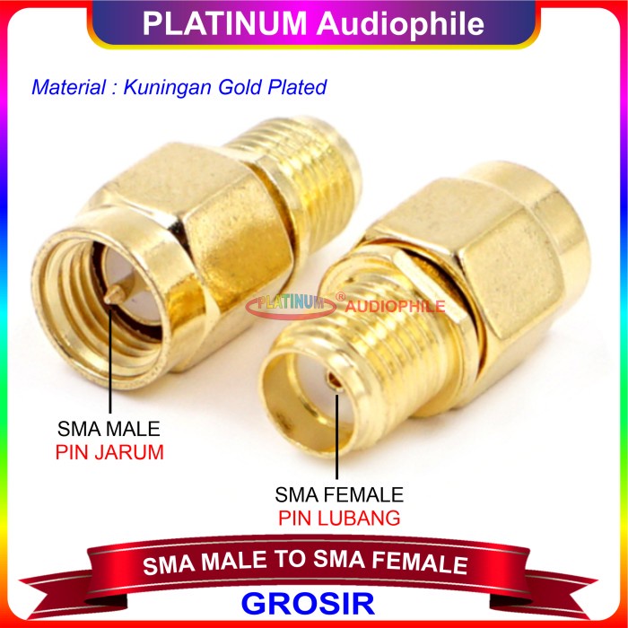 Konektor SMA Male to SMA Female RF Adapter Connector Antena FPV