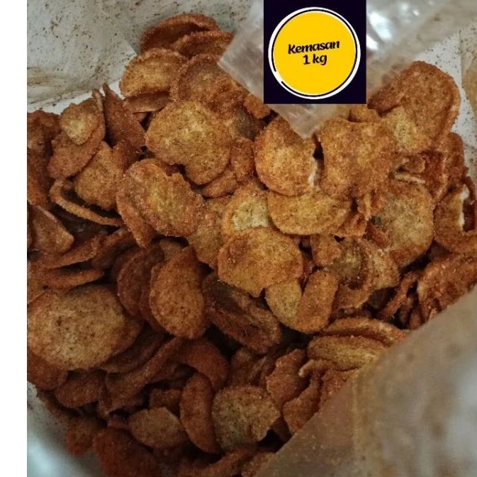 

Basreng bulat basreng koin renyah pedas gurih 1kg