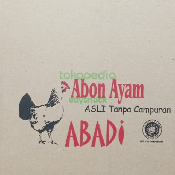 SALE  ABON AYAM MERK ABADI 5 KG / ABON AYAM ABADI 5KG READYY
