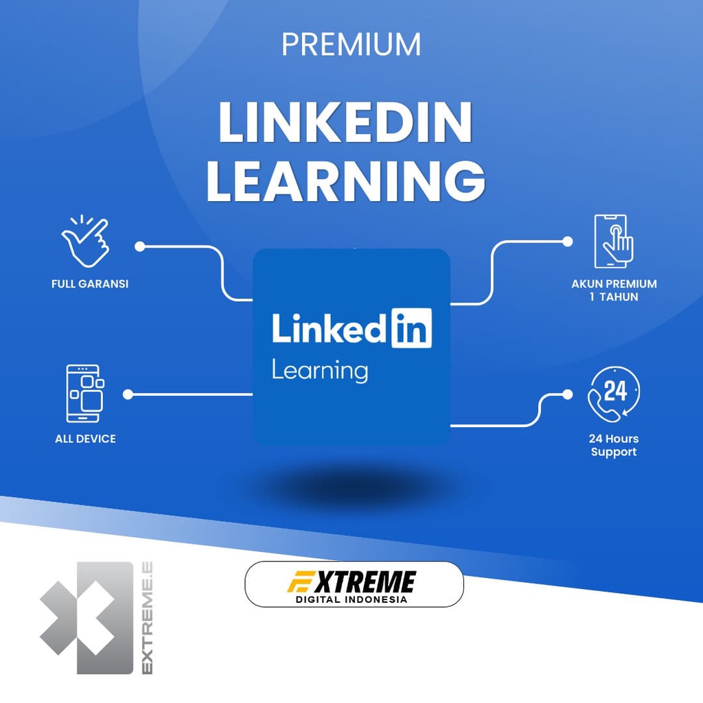 Linkedin Learning Premium 1 Tahun Resmi Bergaransi (Proses Instant)