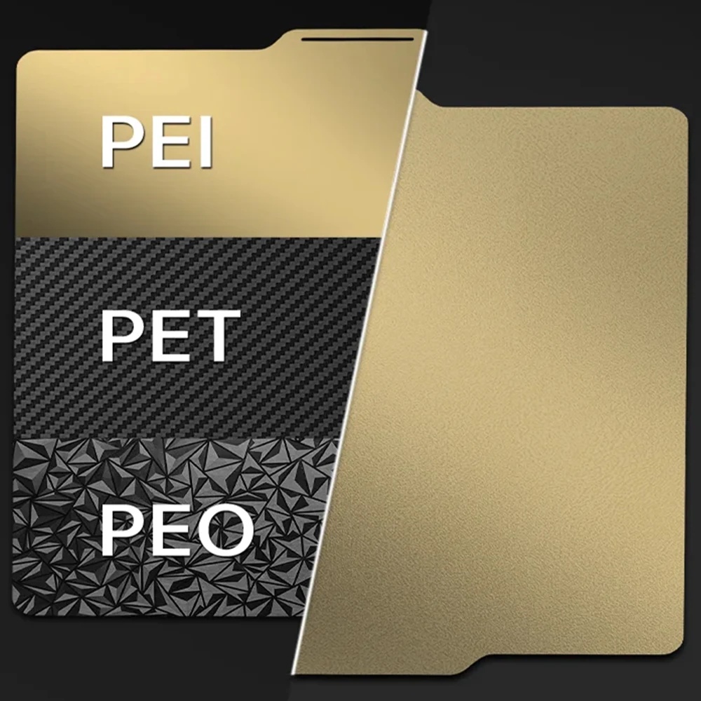 DS Spring Steel Sheet For Bambu Lab P1P Build Plate Bambulab P1S Textured PEI Sheet PET 257x257 Bamb