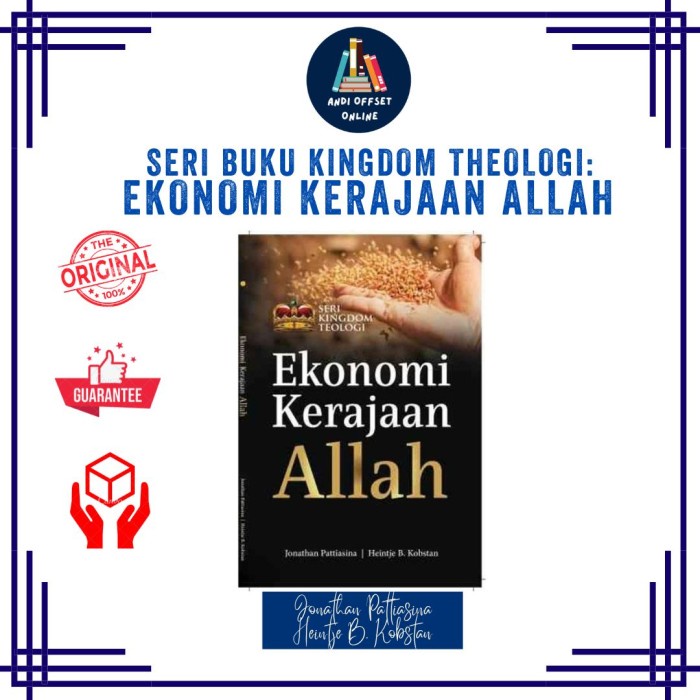 

Seri Buku Kingdom Theologi : Ekonomi Kerajaan Allah