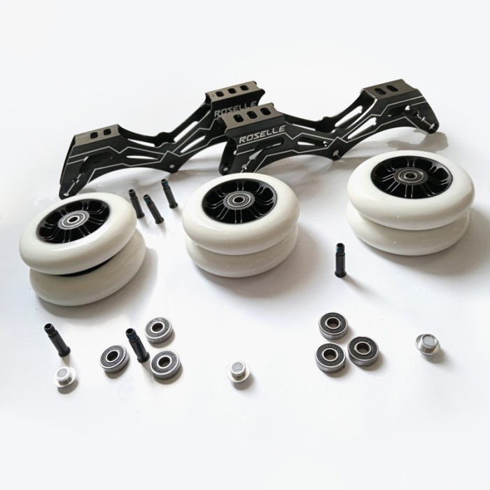 FRAME inline skate HIGHSPEED Sepatu roda 3x100mm Three Wheels SET DiskonJual MurahHarga DiskonObral