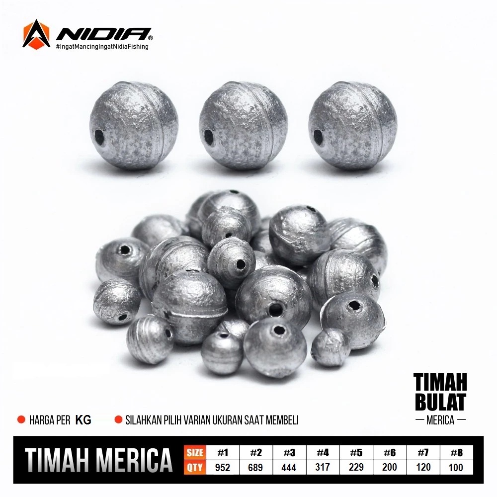 Timah Merica Kiloan Timah Cirata Kiloan Timah Bulat Kiloan