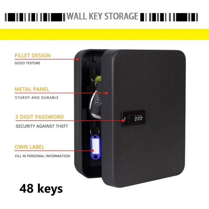ADT- Key Box Zehn dengan kode / kotak penyimpanan kunci 48kunci