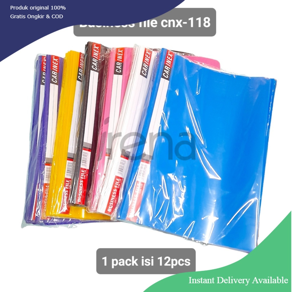 

iK! (1pk 12pcs) Business File Folio transparant - Carinex