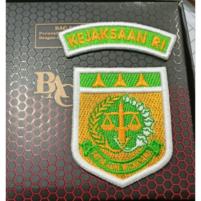 Logo dan Bet Jaksa Kejaksaan Full Bordir