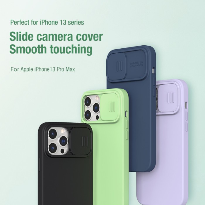 READY Nillkin Camshield Silky Silicone Case Iphone 13 / 13 Pro / 13 Pro Max NEW