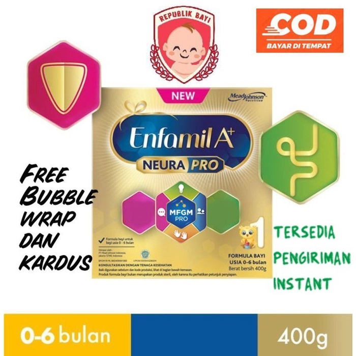 Enfamil 1 A+1 (0-6 Bulan) Susu Formula Bayi Box 400 gram MURAH