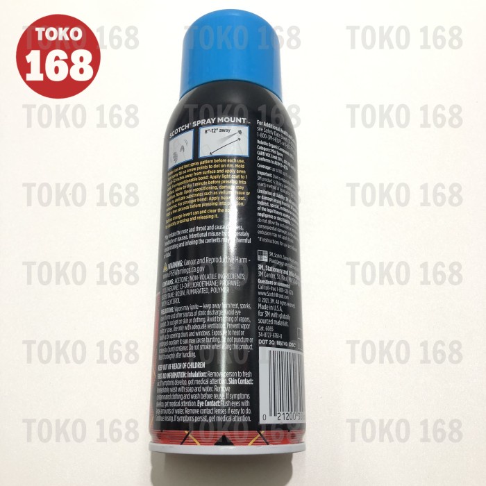 

SALE TERBARU 3M SCOTCH SPARY MOUNT/SEMPROTAN PEREKAT/LEM KERTAS READYY