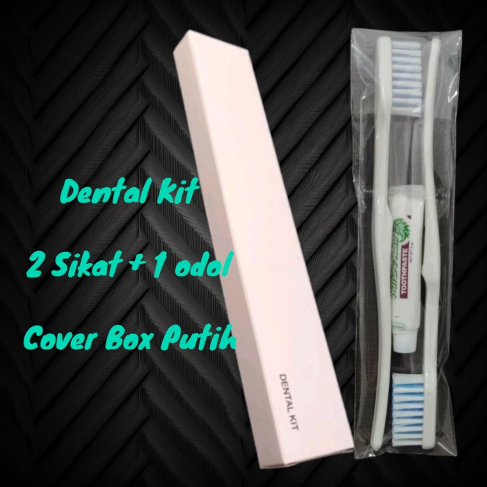Dental Kit Hotel 2 Sikat 1 Odol Cover Box