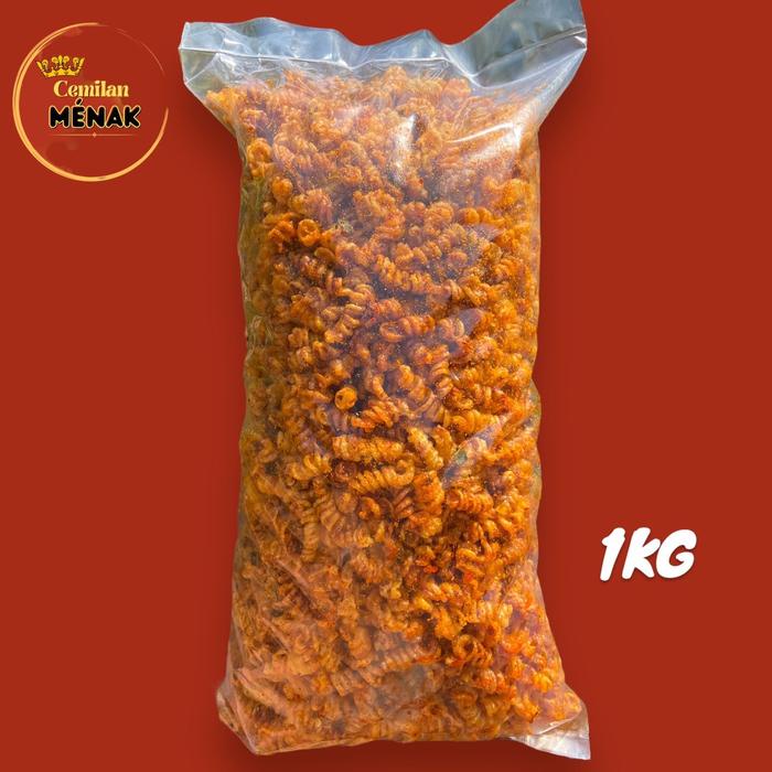 

Ready 1Kg (1Kilogram) Macaroni Spiral Kriuk Gurih Daun Jeruk