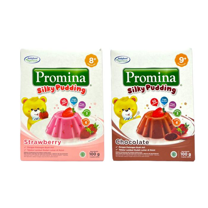 

HJK Promina Silky Puding Coklat dan Strawberry 100 gr Promina Pudding Bayi mengandung Cream Gula
