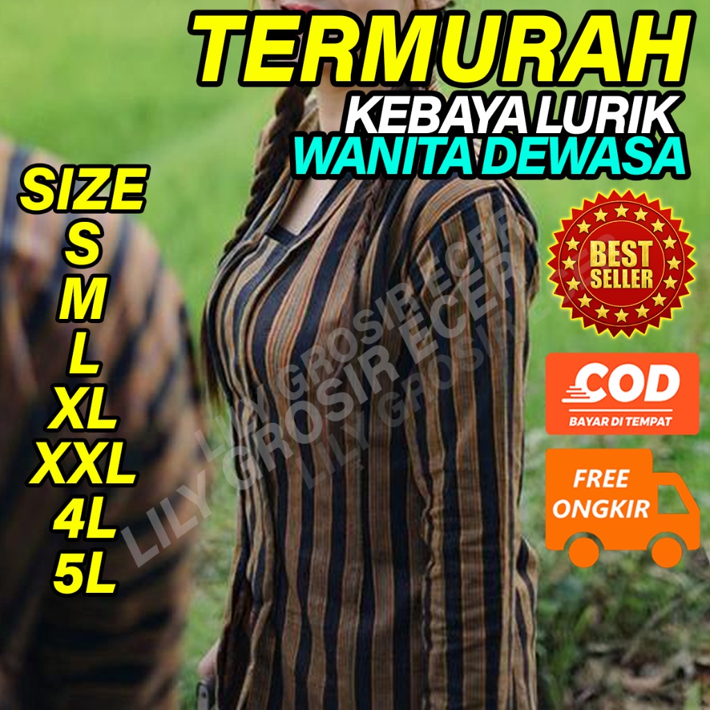 Baju Lurik Wanita Baju Kebaya Adat Jawa Baju Surjan Lurik Wanita Kebaya Lurik Jogja Solo Surjan
