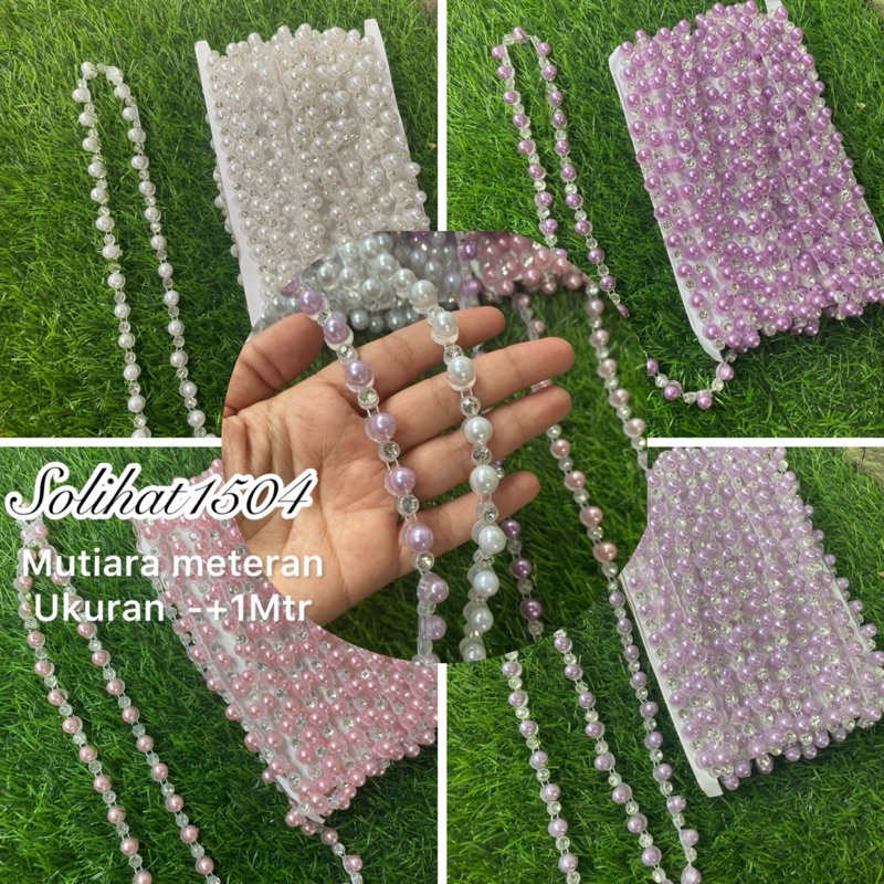 Mutiara Rangkai Meteran/Mutiara Payet Untuk Pinggang/Pinggiran Baju