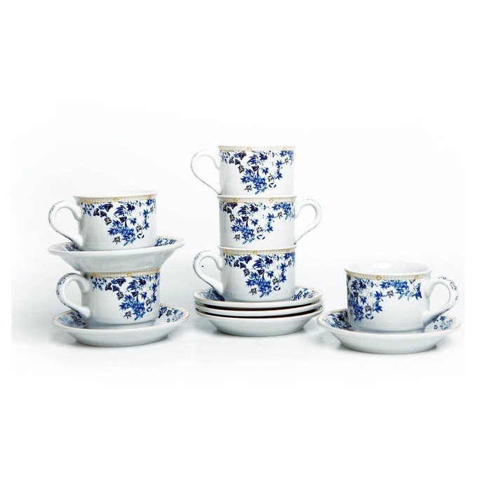 VICENZA YA83 Cangkir dan Lepek 6 pasang Cup and Saucer Vintage Cup