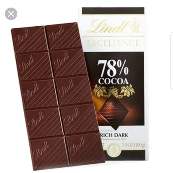 

Terlaris Promo!! Lindt Excellence 78% Dark Chocolate 100 Gr -Coklat Import Ready