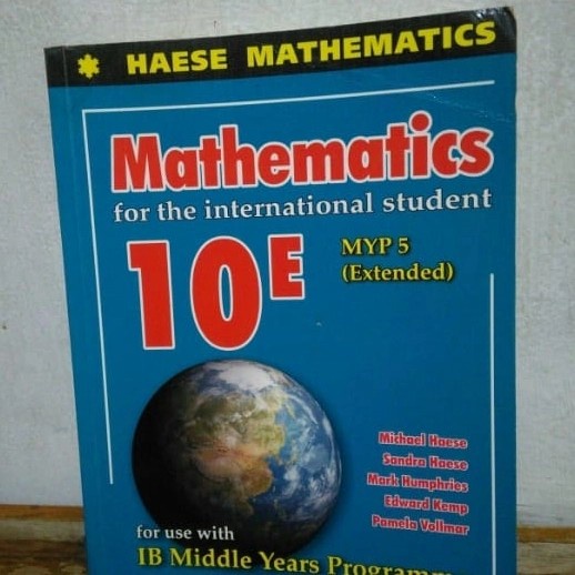 Haese Mathematics For International Students 10E Myp 5