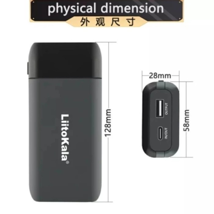 Terhemat Liitokala Lii-Mp2 Portable Charger Powerbank Usb C 18650 21700 Qc 3.0 Merah Hijau Dengan