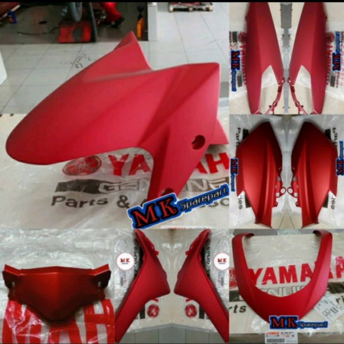 Paket Full Set Body Halus Nmax, N Max Old 2016-2019 Merah Doff Ori Ygp