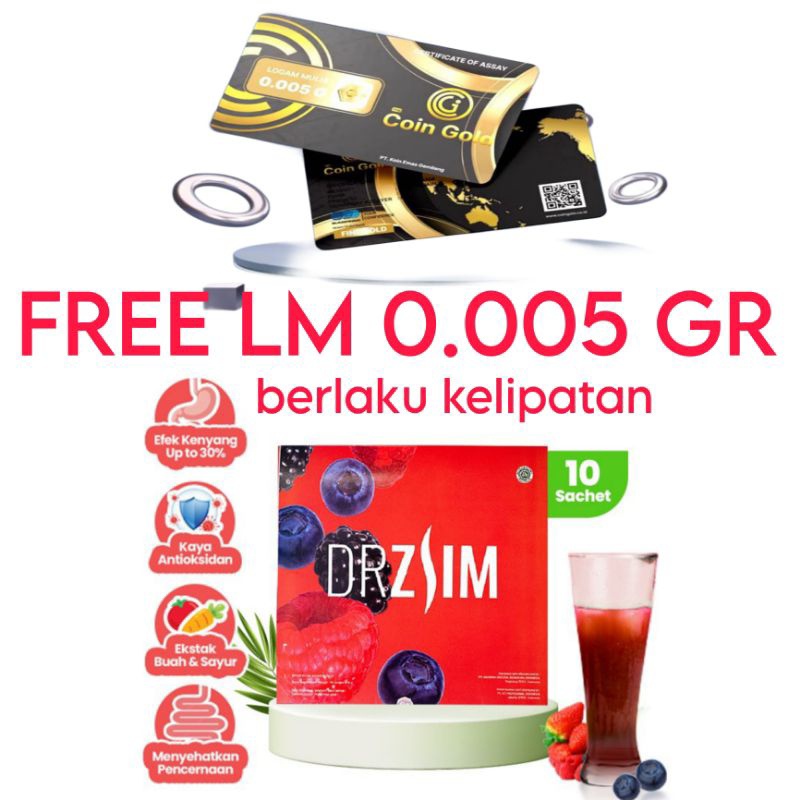 

( PROMO ) DRZLIM - 10 SACHET detox fiber zlim minuman slim diet pelancar pencernaan BEST SELLER