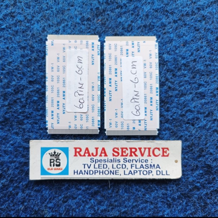 kabel baru tv samsung UA43J5100 UA43J5100AK lvds flaxible dari tcon ke panel lcd 60pin