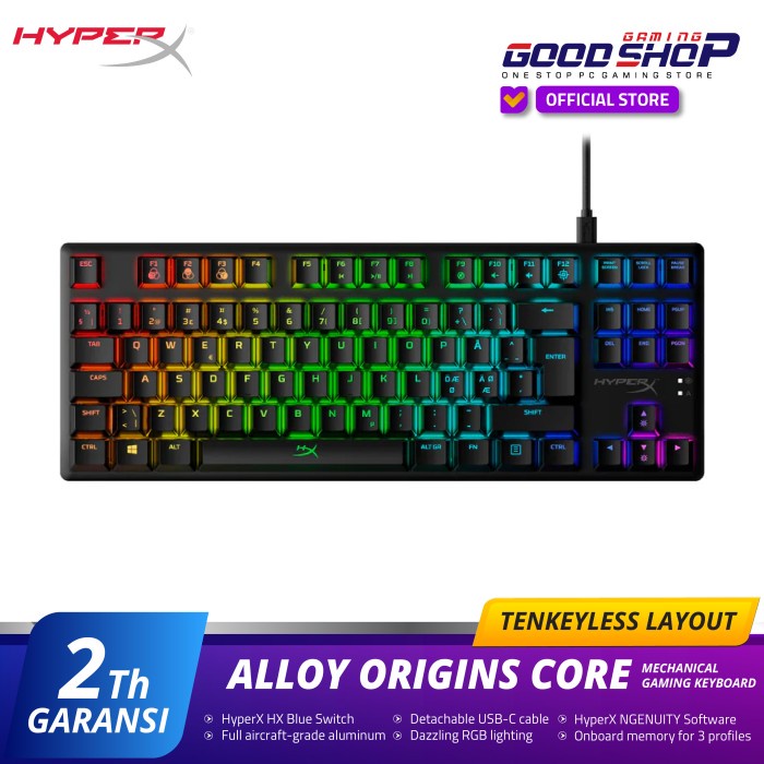 [Good] HyperX Alloy Origins Core - Gaming Keyboard