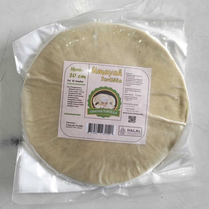 

UMAYAH TORTILLA KULIT KEBAB 20 LEMBAR