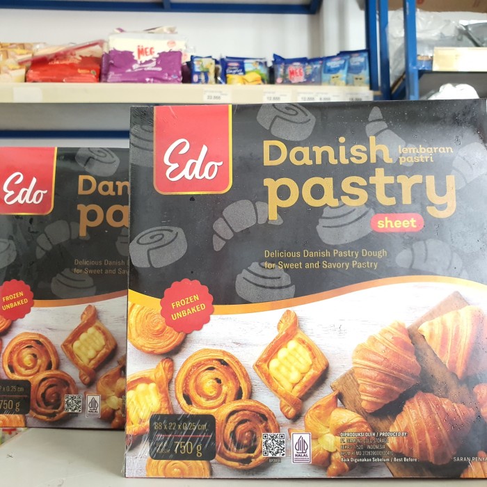 

Edo Danish Pastry 750Gr / Kulit Danish Pastry 750Gr / Danish Dough