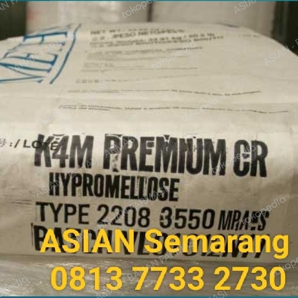 

HPMC 2208 - K4M - Visko 4000 cps -Hydroxy Propyl Methyl Cellulose 100g