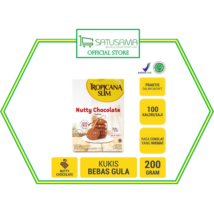 

TROPICANA SLIM DIABETAMIL COOKIES CHO 200 G