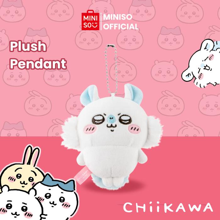 MURAH Miniso x Chiikawa Collection Plush Pendant Liontin Tas Gambar Lucu Gantung di Tas Gantungan