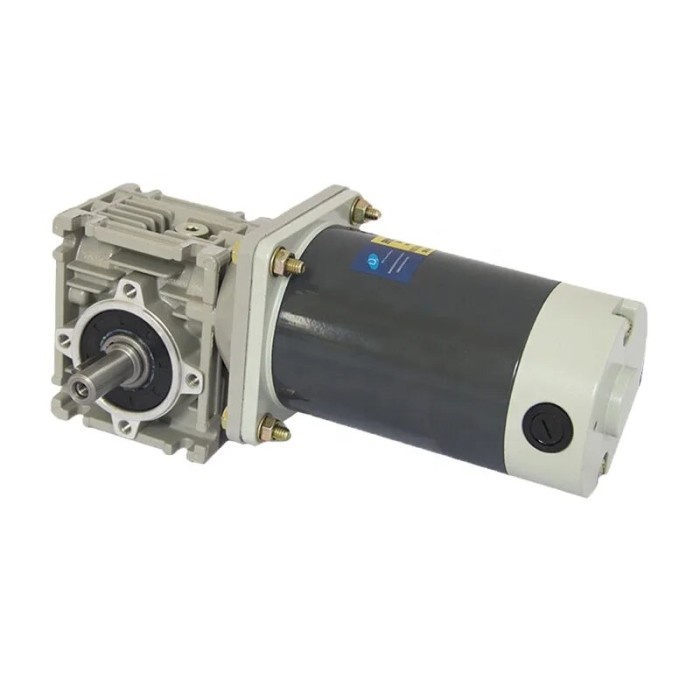 DC GEAR MOTOR 12V 24V MOTOR HAS WORM GEAR BOX AND HIGH TORQUE LOW