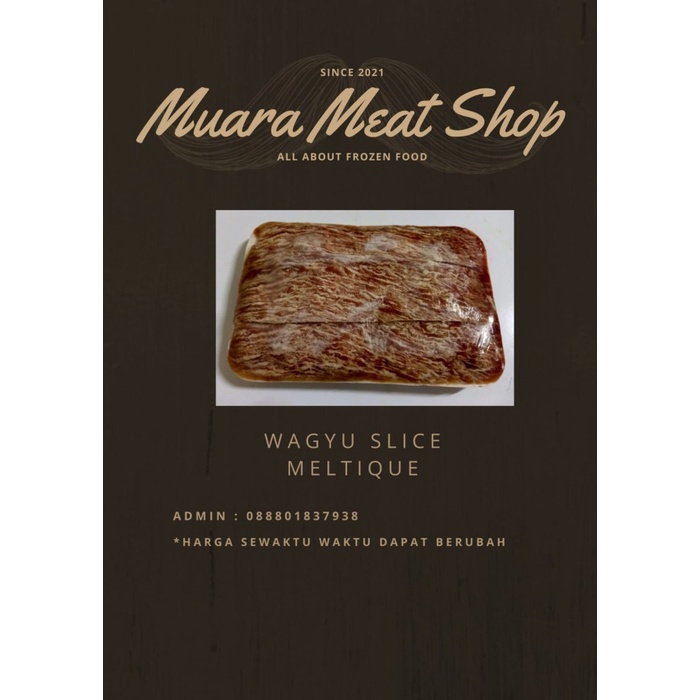 

HJK Wagyu Slice Tipis Meltique Premium Beef Halal 500gram
