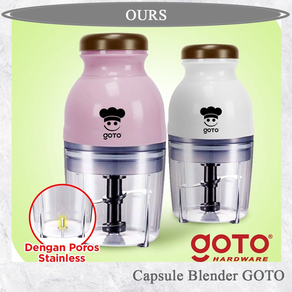 Goto Capsule Blender Cutter Quatre Kapsul Penggiling Daging