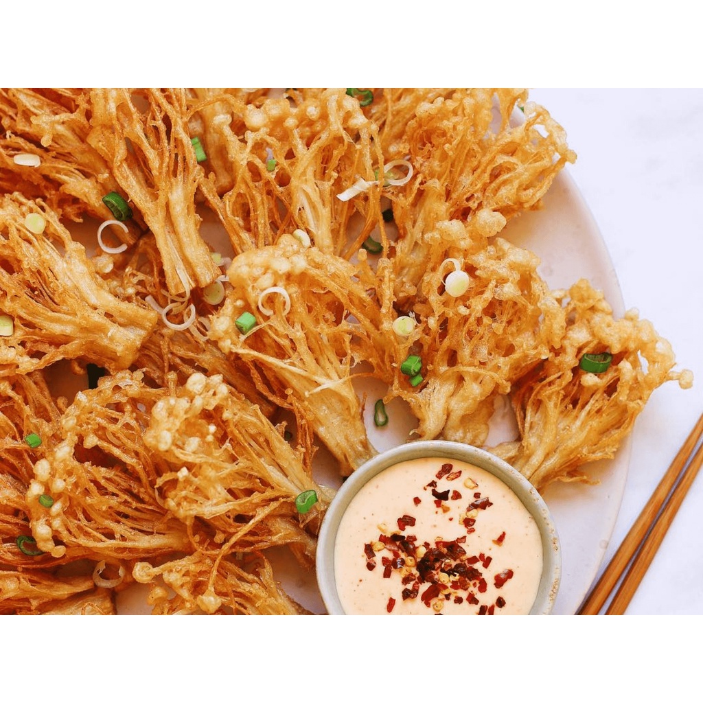 

Jamur Segar Enoki Mushroom 1 dus 50 pack