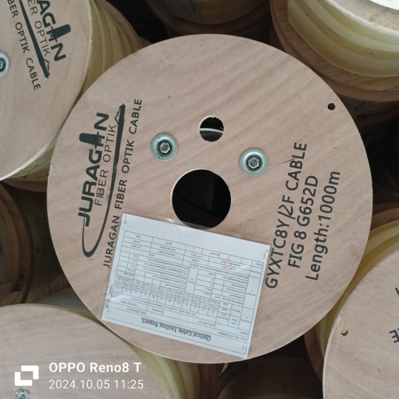 kabel 12 core fig 8 / KABEL FO 12 CORE / kabel fiber optik / kabel fig 8 12 core 1km