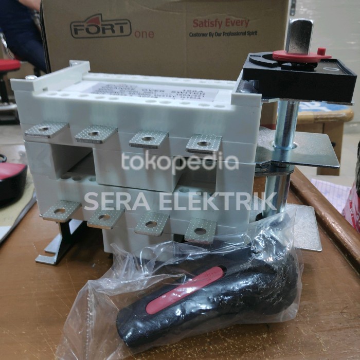 SALE PROMO COS MANUAL 4P 160A FORT CHANGE OVER SWITCH READYY